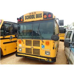 THOMAS SCHOOL BUS, - DIESEL ENGINE, A/T