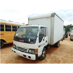 2004 GMC 3500 BOX TRUCK, VIN/SN:J8DB4B14547003532 - DIESEL ENGINE, A/T, 14' BOX BODY, ROLL UP DOORS