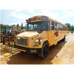 2006 FREIGHTLINER SCHOOL BUS, VIN/SN:4UZAAXCS86CU72540 - DIESEL ENGINE, DEISEL ENGINE, A/T, 48 PASSE