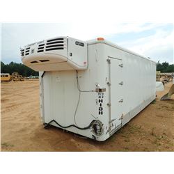 JOHNSON 24' 24' TRUCK BODY, - JOHNSON 24' TRUCK BODY, THERMO KING REFER UNIT, 2 SIDE DOORS, REAR ROL