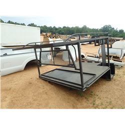 102" WELDING TRUCK BED W/LADDER & PIPE RACK (A-1)