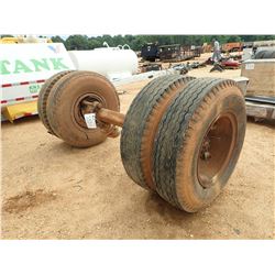 TRAILER AXLE W/TIRES & RIMS (A-1)
