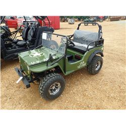 GAS POWERED JEEP THEMED GO CART