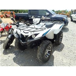 2018 YAHAMA GRIZZLEY 700 VIN/SN:5Y4AMA7Y2JA105118 - GAS ENGINE, METER READING 21 HOURS (ODOMETER REA