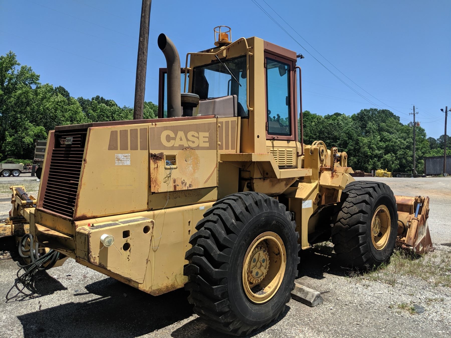 CASE 621 WHEEL LOADER VIN SN JAK0021329 MP BUCKET CAB AC 20 5 25 case-621-wheel-loader-vin-sn-jak0021329-mp-bucket-cab-ac-20-5-25