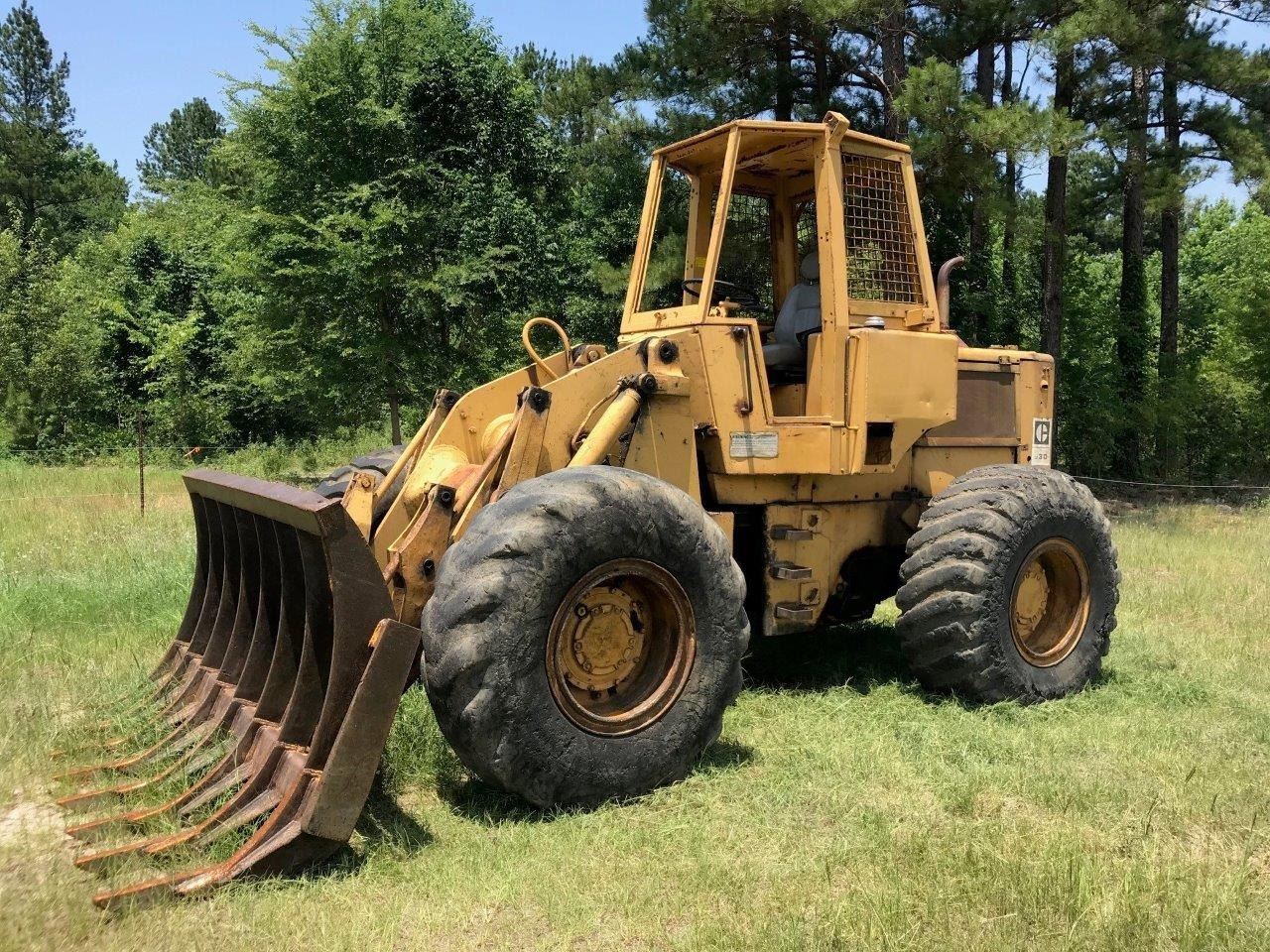 CAT 930 WHEEL LOADER, VIN/SN:41K1183 - BUCKET, STACKING RAKE, CANOPY ...