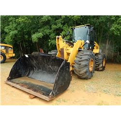 2014 CAT 938K WHEEL LOADER, VIN/SN:SWL02888 - BUCKET, WICKER FORKS, CAB, A/C, 28L-26 TIRES, METER RE