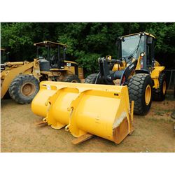 2015 JOHN DEERE 544K WHEEL LOADER, VIN/SN:666262 - COUPLER, BUCKET, FORKS, RIDE CONTROL, CAB, A/C, M