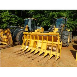 2017 JOHN DEERE 624K II WHEEL LOADER, VIN/SN:679062 - COUPLER, BUCKET, FORKS, RAKE, AUX HYD, RIDE CO