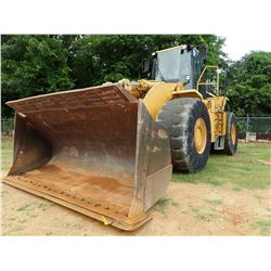 CAT 980G WHEEL LOADER, VIN/SN:2KR04256 - BUCKET, LOAD RITE LR910 SCALE SYSTEM, RIDE CONTROL, CAB, A/