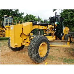 2015 CAT 12M3 MOTOR GRADER, VIN/SN:N9R00163 - 14' MOLDBOARD, REAR RIPPER, PUSH BLOCK, CAB, A/C, 17.5