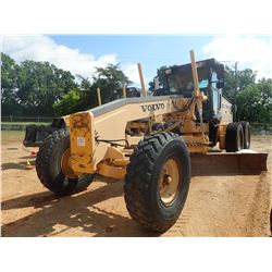VOLVO G720 VHP MOTOR GRADER, VIN/SN:033237 - 14' MOLDBOARD(16' WIDTH W/ 2' EXTENSION), CAB, A/C, 14.