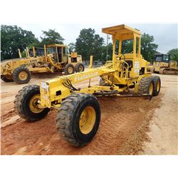 FIAT ALLIS 65B MOTOR GRADER, VIN/SN:75A03028 - 12' MOLDBOARD, SCARIFIER, CANOPY, 15-19.5 TIRES, METE