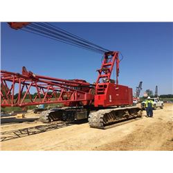 2010 MANITOWOC 1000 CRAWLER CRANE, VIN/SN:100001183 - HINO P1 1C T3 DIESEL ENGINE, FREE FALL, 3RD DR