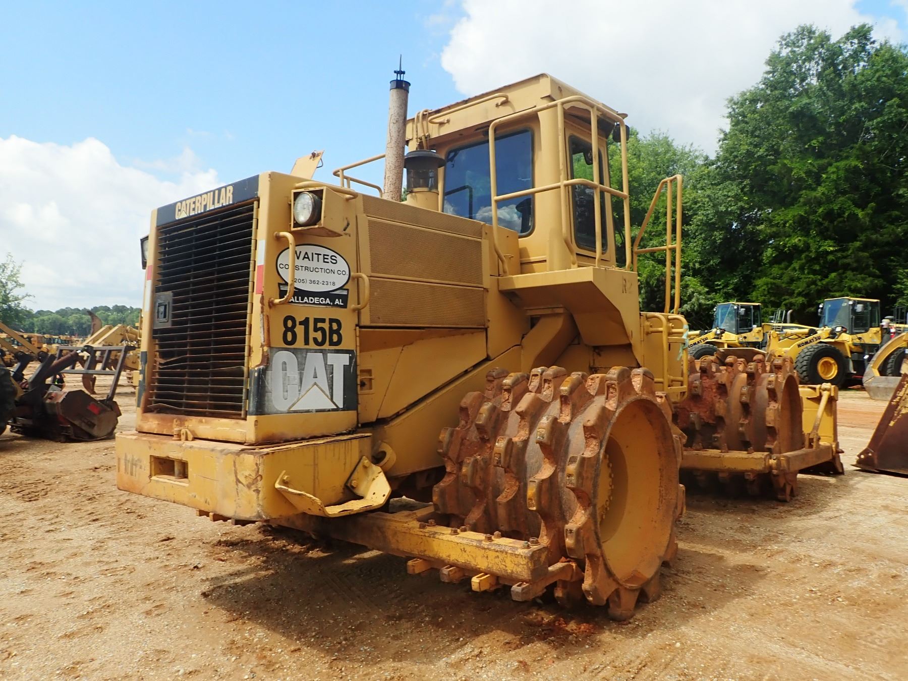 CAT 815B COMPACTOR, VIN/SN:15Z01397 - BLADE, CAB, A/C