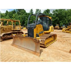 2017 JOHN DEERE 700K LGP CRAWLER TRACTOR, VIN/SN:307886 - 6 WAY BLADE, GPS READY, CAB, A/C, METER RE