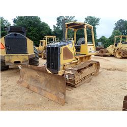 JOHN DEERE 550H LT CRAWLER TRACTOR, VIN/SN:878223 - 6 WAY BLADE, CANOPY, METER READING 8,848 HOURS