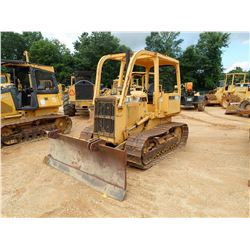 JOHN DEERE 550G CRAWLER TRACTOR, VIN/SN:775068 - 6 WAY BLADE, CANOPY, SWEEPS, REAR SCREEN, METER REA