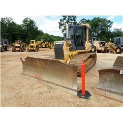 KOMATSU D41P-6 CRALWER TRACTOR, VIN/SN:B40499 - 6 WAY BLADE, CAB, A/C, METER READING 6,622 HOURS