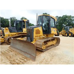 2008 JOHN DEERE 450J LGP CRAWLER TRACTOR, VIN/SN:161312 - 6 WAY BLADE, CAB, A/C, METER READING 4,468