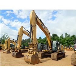 2013 CAT 336EL HYDRAULIC EXCAVATOR, VIN/SN:BZY02490 - 12'-9" STICK, 42" BUCKET, COUPLER, CAB, A/C, M