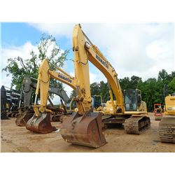 2012 KOMATSU PC360LC-10 HYDRAULIC EXCAVATOR, VIN/SN:70018 - 11' STICK, 60'' BUCKET, CAB, A/C, METER 
