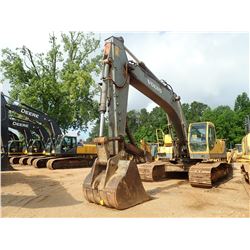 VOLVO EC360LC HYDRAULIC EXCAVATOR, VIN/SN:C03531 - 10' STICK, 60" BUCKET, THUMB, CAB, A/C, METER REA