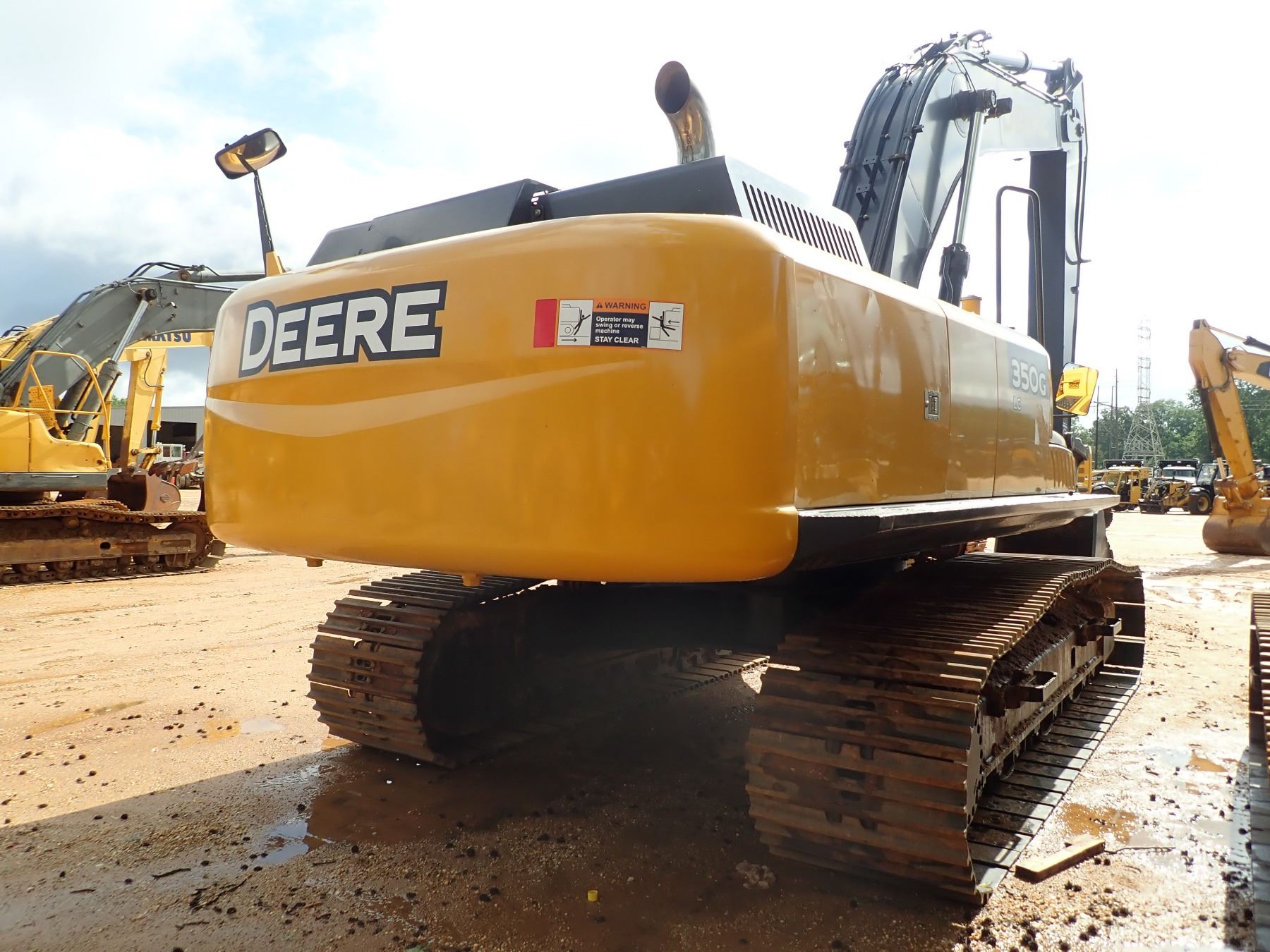 2012 JOHN DEERE 350G LC HYDRAULIC EXCAVATOR, VIN/SN808624 11' STICK