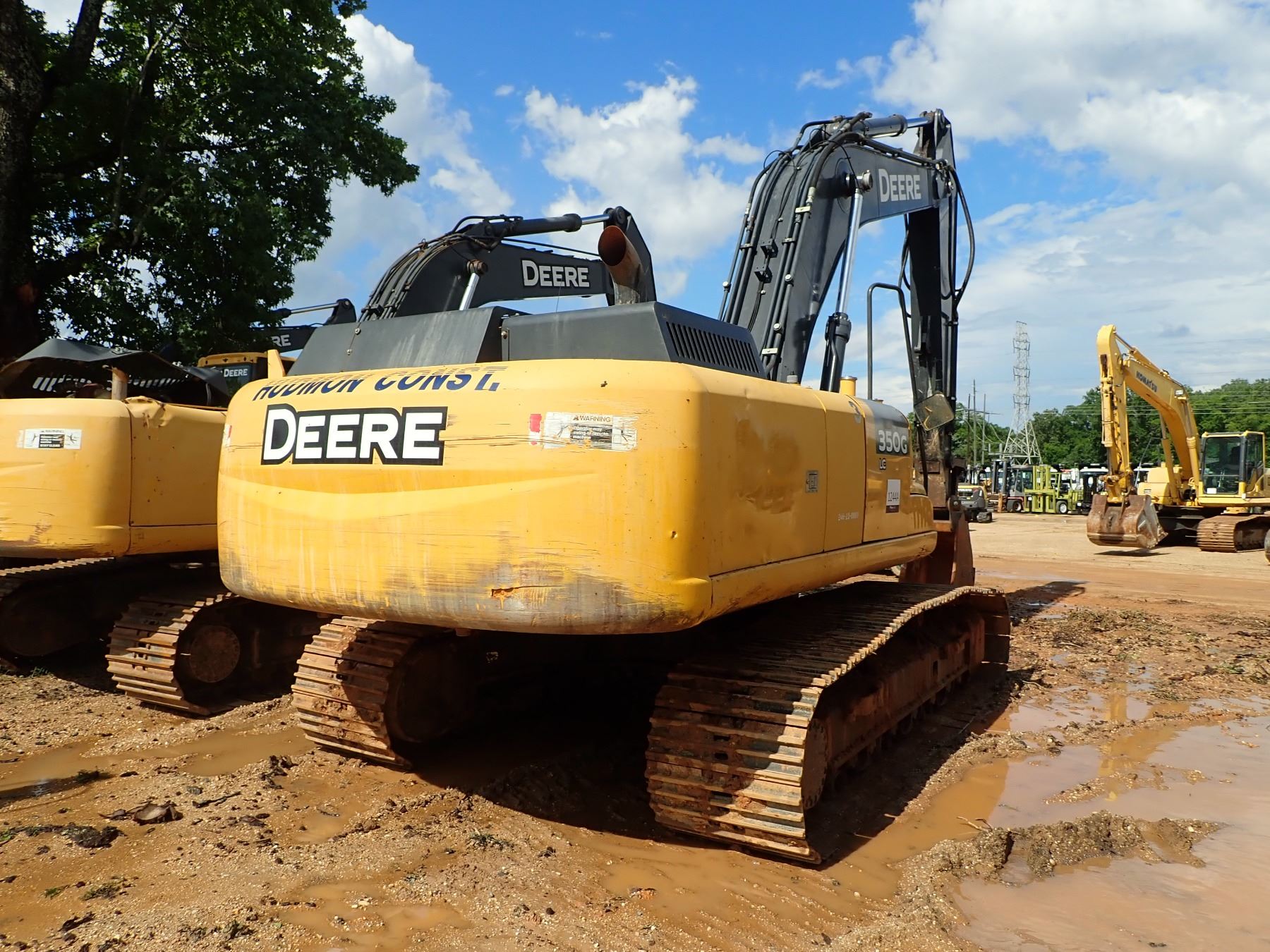 2013 JOHN DEERE 350G LC HYDRAULIC EXCAVATOR, VIN/SN809124 12' 6