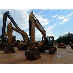 2009 CAT 324DL HYDRAULIC EXCAVATOR, VIN/SN:JJG01181 - 9' 8" STICK, 46" BUCKET, CAB, A/C, METER READI