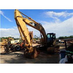CAT 322CL HYDRAULIC EXCAVATOR, VIN/SN:HEK00742 9' 8" STICK, 48" BUCKET, CAB, A/C, METER READING 9,51