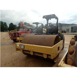 2015 CAT CS56B ROLLER, VIN/SN:S5600124 - VIBRATORY, 84" SMOOTH DRUM, CANOPY, METER READING 1,426 HOU