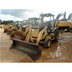 CAT 416B LOADER BACKHOE, VIN/SN:8SG05760 - BUCKET, CANOPY, METER READING 4,169 HOURS (COUNTY OWNED)