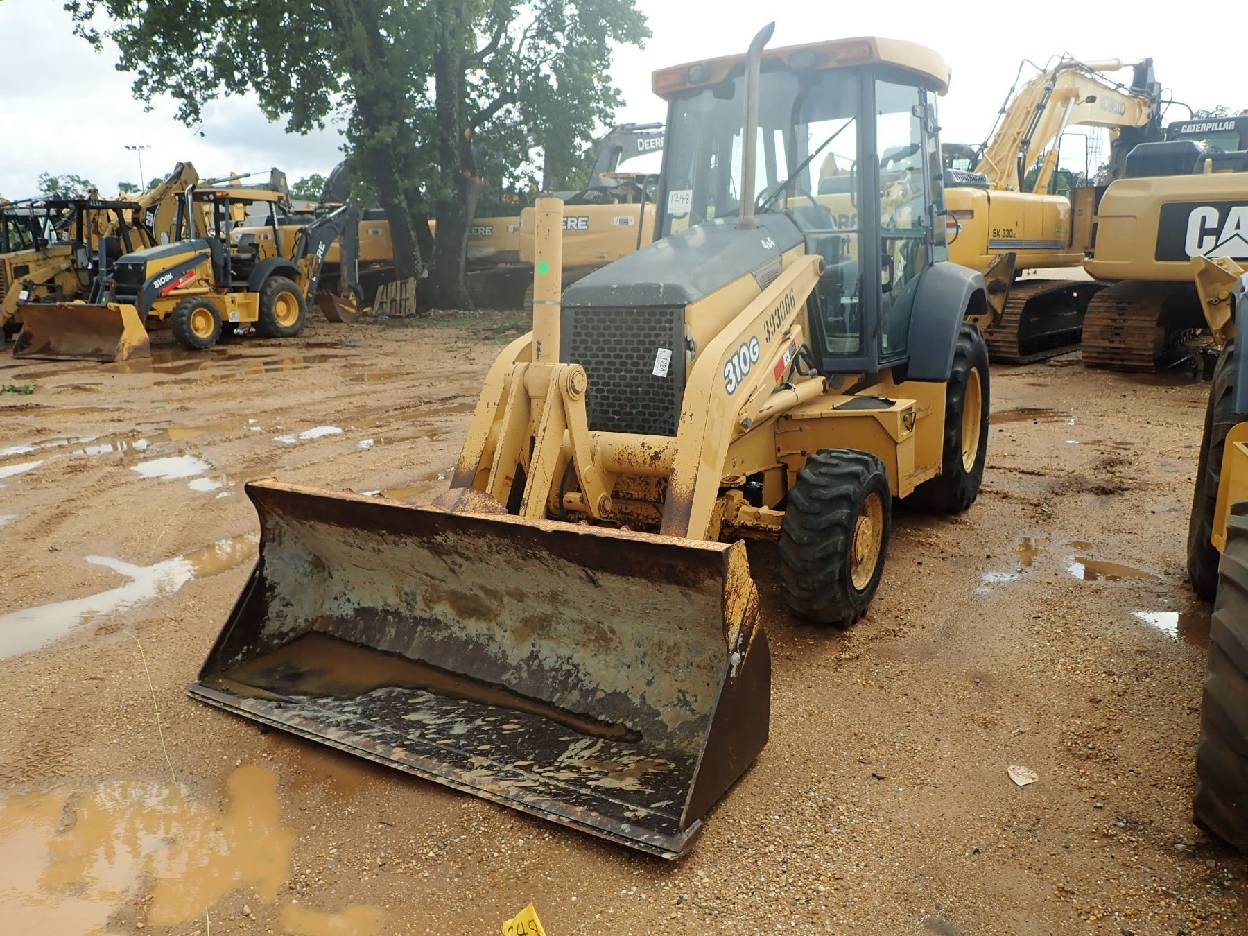 JOHN DEERE 310G LOADER BACKHOE, VIN/SN901842 4X4, BUCKET, REAR AUX