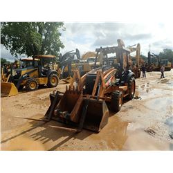 2013 CASE 580SN LOADER BACKHOE, VIN/SN:NJDC585189 - 4X4, BUCKET, FORKS, CANOPY, METER READING 1,200 