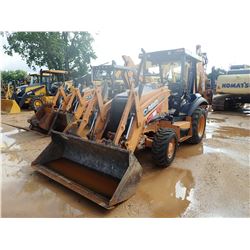 2012 CASE 580N LOADER BACKHOE, VIN/SN:JJGN580NPCC560534 - 4X4, E-STICK, BUCKET, REAR AUX HYD, CANOPY