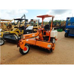 LAY-MOR 8HC BROOM, VIN/SN:28819-005 - PORTABLE, CANOPY, KUBOTA DIESEL, METER READING 1,191 HOURS