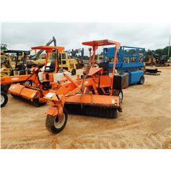 LAY-MOR BROOM, VIN/SN:26075-002 - 6' BROOM, WATER TANK, CANOPY