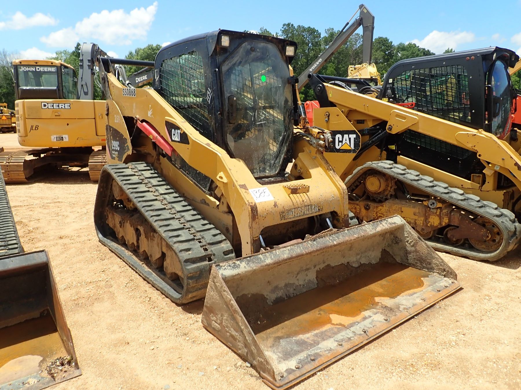2010 CAT 299C SKID STEER LOADER, VIN/SN:JSP00868 - CRAWLER, HIGH FLOW ...