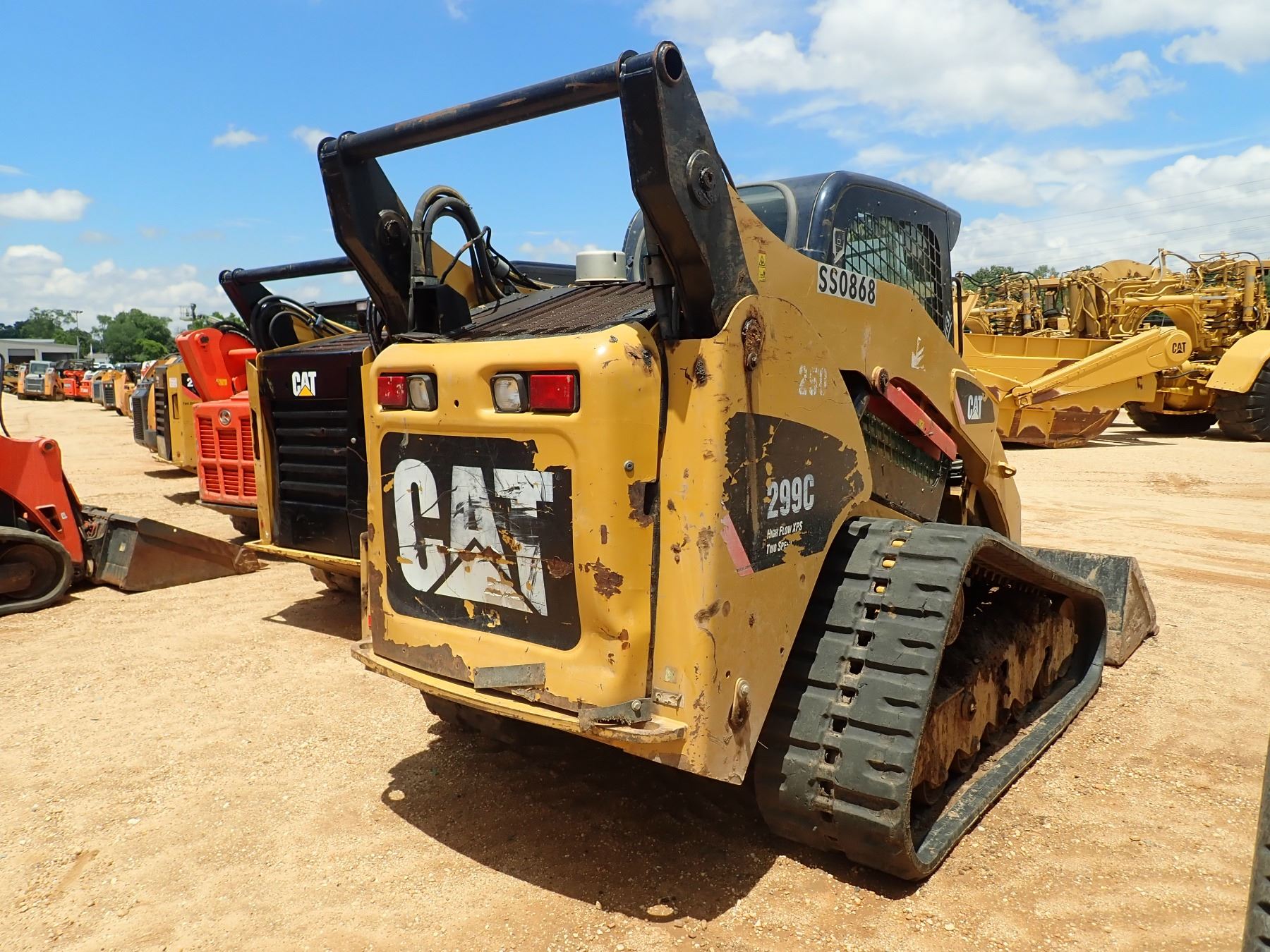 2010 CAT 299C SKID STEER LOADER, VIN/SN:JSP00868 - CRAWLER, HIGH FLOW ...