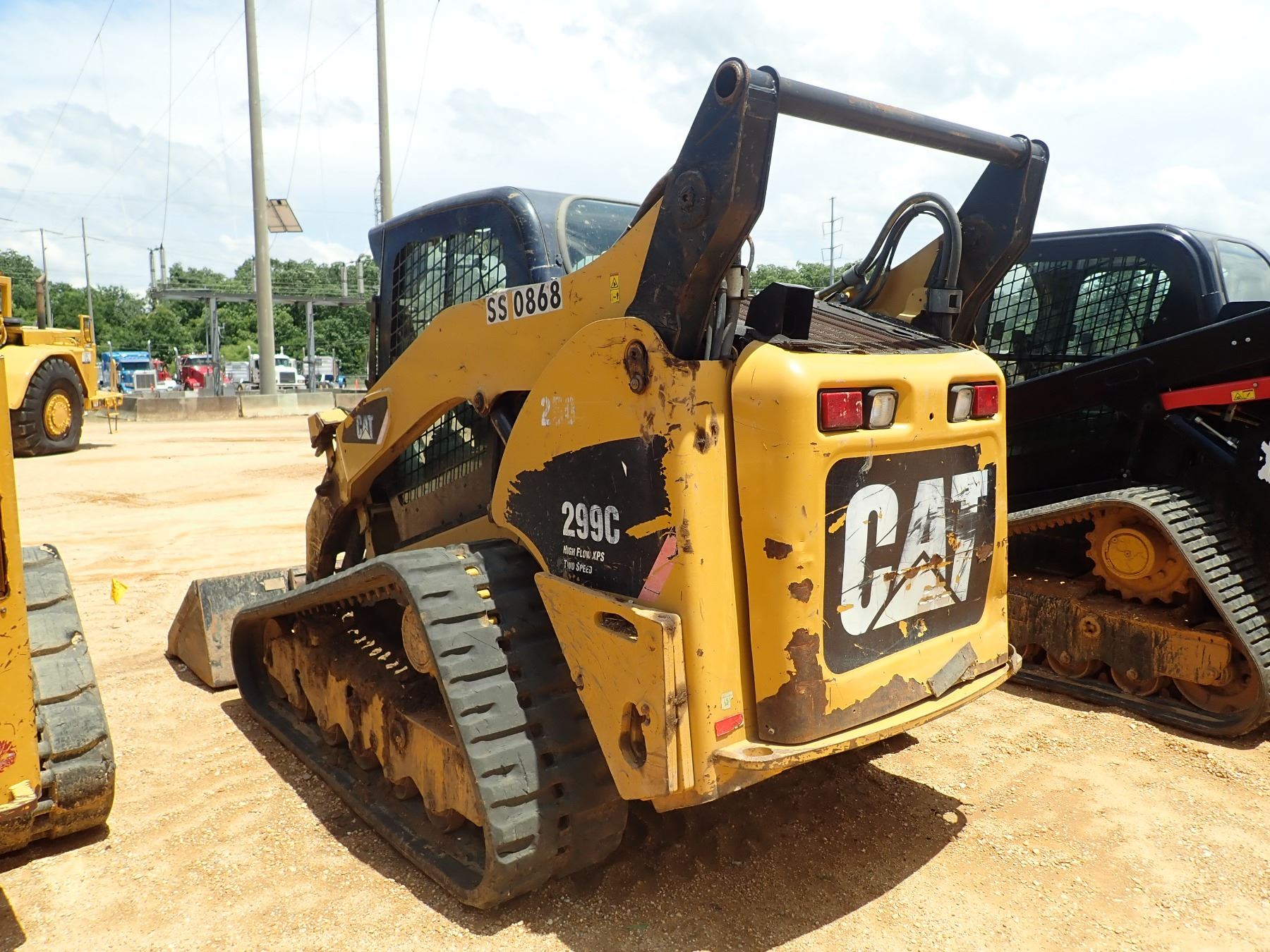 2010 CAT 299C SKID STEER LOADER, VIN/SN:JSP00868 - CRAWLER, HIGH FLOW ...
