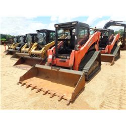 2015 KUBOTA SVL90-2 SKID STEER LOADER, VIN/SN:15385 - CRAWLER, BUCKET, CAB, A/C, METER READING 1,788