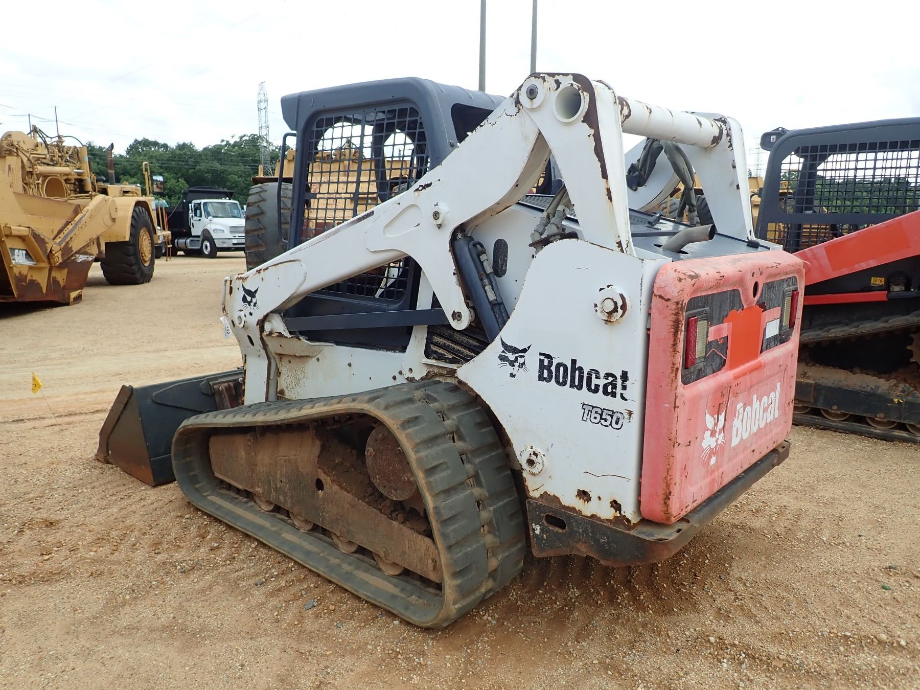 2012 BOBCAT T650 SKID STEER LOADER, VIN/SNA3P014883 CRAWLER, BUCKET