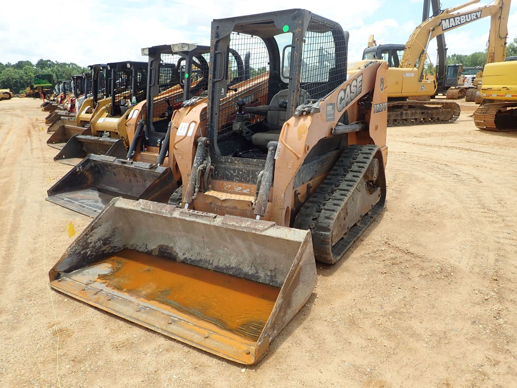 2012 CASE TR270 SKID STEER LOADER, VIN/SNNCM458470 CRAWLER, 2 SPD