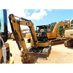 2016 CAT 305E2 MINI EXCAVATOR, VIN/SN:H5M02692 - 5' 9" STICK, 24" BUCKET, AUX HYD, RUBBER TRACKS, BL