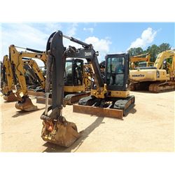 2010 JOHN DEERE 50D MINI EXCAVATOR, VIN/SN:275423 - 4'-6" STICK, 24" BUCKET, HYD THUMB, RUBBER TRACK