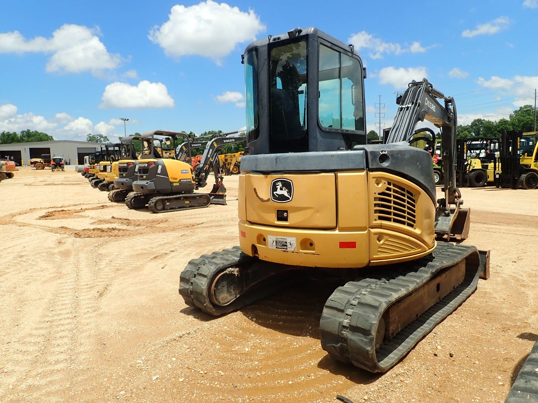 2010 JOHN DEERE 50D MINI EXCAVATOR, VIN/SN275423 4'6" STICK, 24