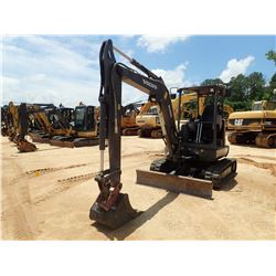 2016 VOLVO ECR40D MINI EXCAVATOR, VIN/SN:14091 - 5' 6'' STICK, 18'' BUCKET, COUPLER, AUX HYD, BLADE,