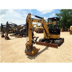 2012 CAT 304ECR MINI EXCAVATOR, VIN/SN:TTN00483 - 4'6" STICK, 22" BUCKET, HYD THUMB, AUX HYD, RUBBER