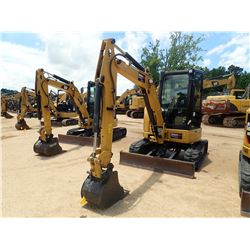 2016 CAT 303.5E2 MINI EXCAVATOR, VIN/SN:JWY01063 - 5'1" STICK, 18" BUCKET, AUX HYD, RUBBER TRACKS, B
